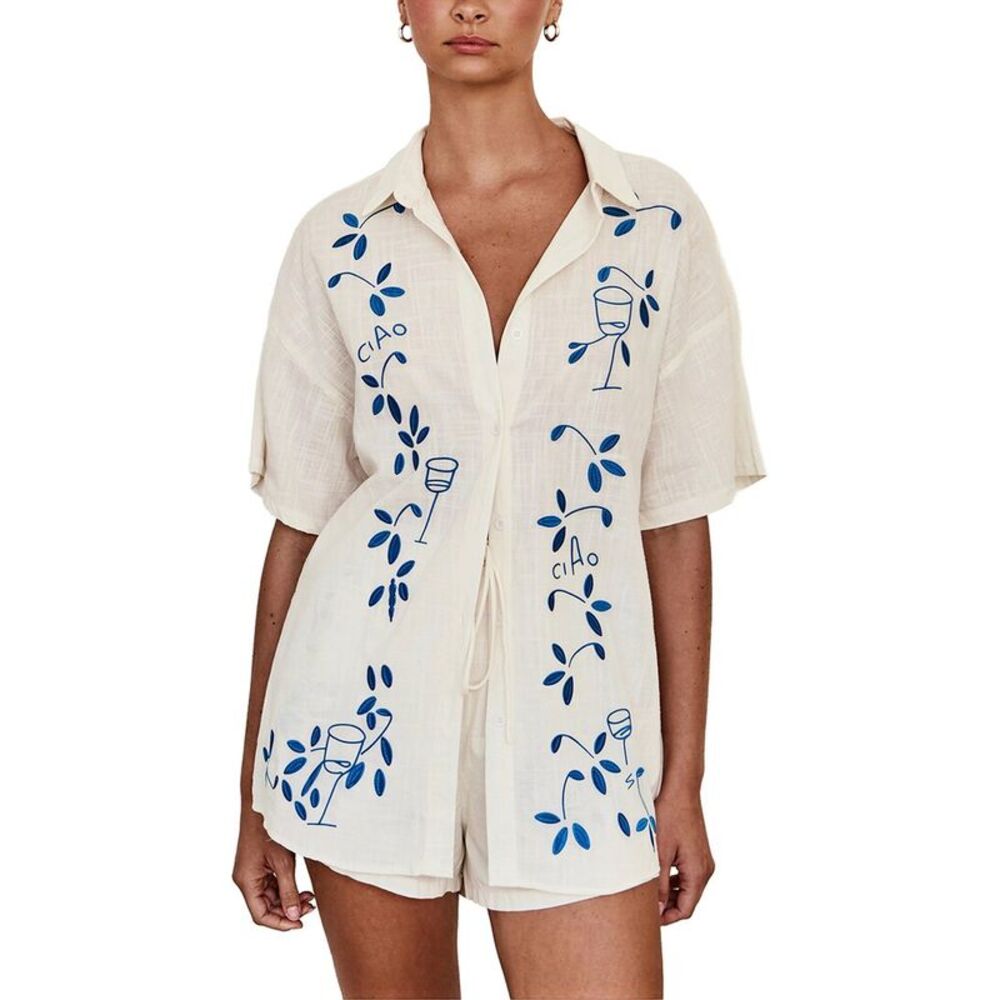 Leon Gori Womens Shirt & Short Set